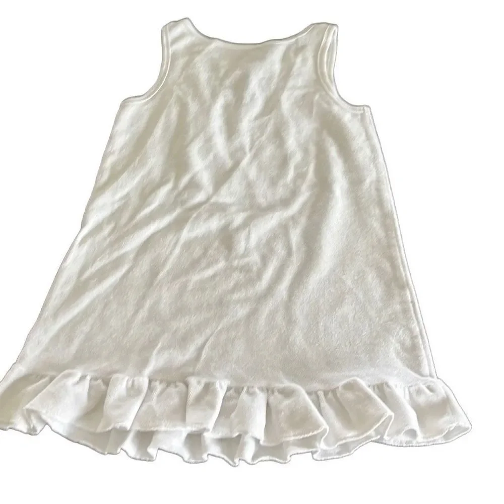OP terrycloth white girl coverup/sundress